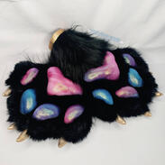 Black Galaxy Paws